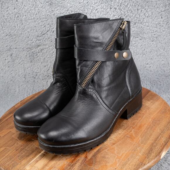 $190 Bueno FAST Moto Boots | Black | EU 40 US 10 - Picture 4 of 10